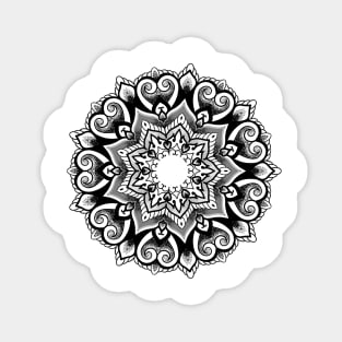 Mandala oriental dot work design by Blackline sw9 Sticker